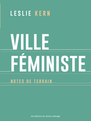 cover image of Ville féministe